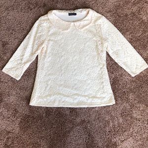 Jade MacKenzie Cream Lace shirt